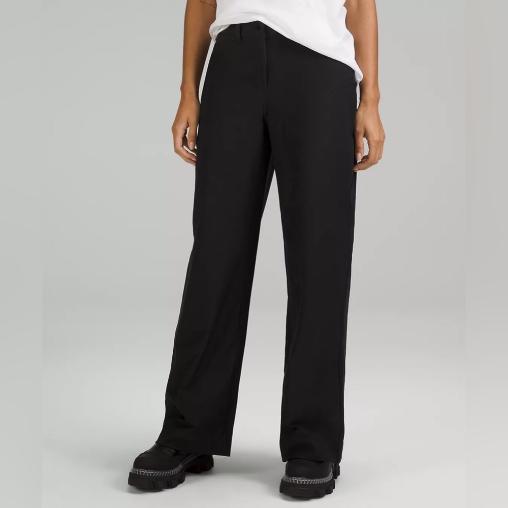 Lululemon city sleek wide leg pants full length size 27